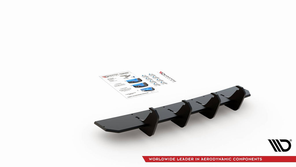 Maxton Design Street Pro Rear Diffuser V.1 para Volkswagen Golf GTI Clubsport Mk8 - imagen 4