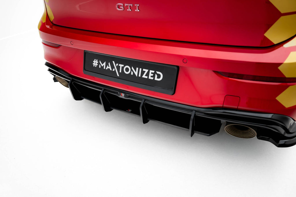 Maxton Design Street Pro Rear Diffuser V.1 para Volkswagen Golf GTI Clubsport Mk8 Facelift - imagen 4