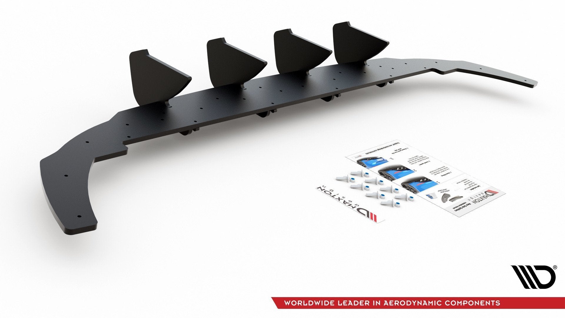Maxton Design Street Pro Rear Diffuser V.1 para Volkswagen Golf Mk8 - imagen 8