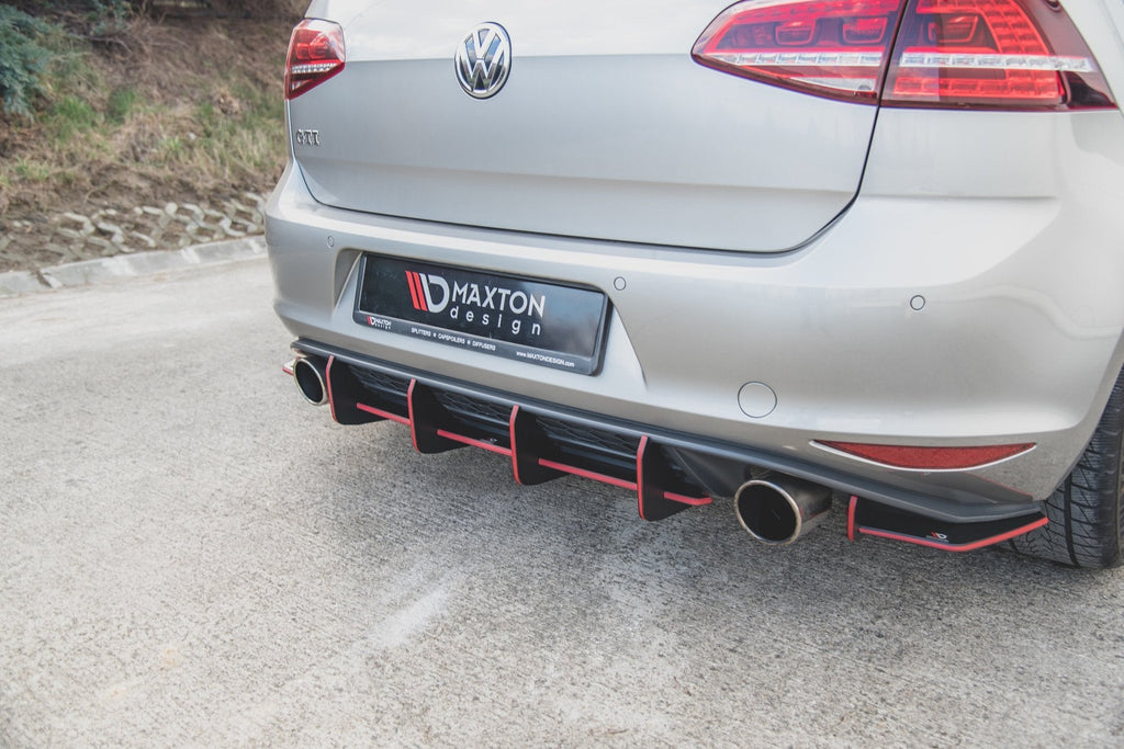 Maxton Design Street Pro Rear Diffuser V.1 para Volkswagen Golf Mk7 GTI - imagen 11