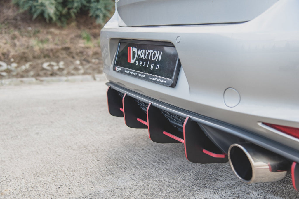Maxton Design Street Pro Rear Diffuser V.1 para Volkswagen Golf Mk7 GTI - imagen 12