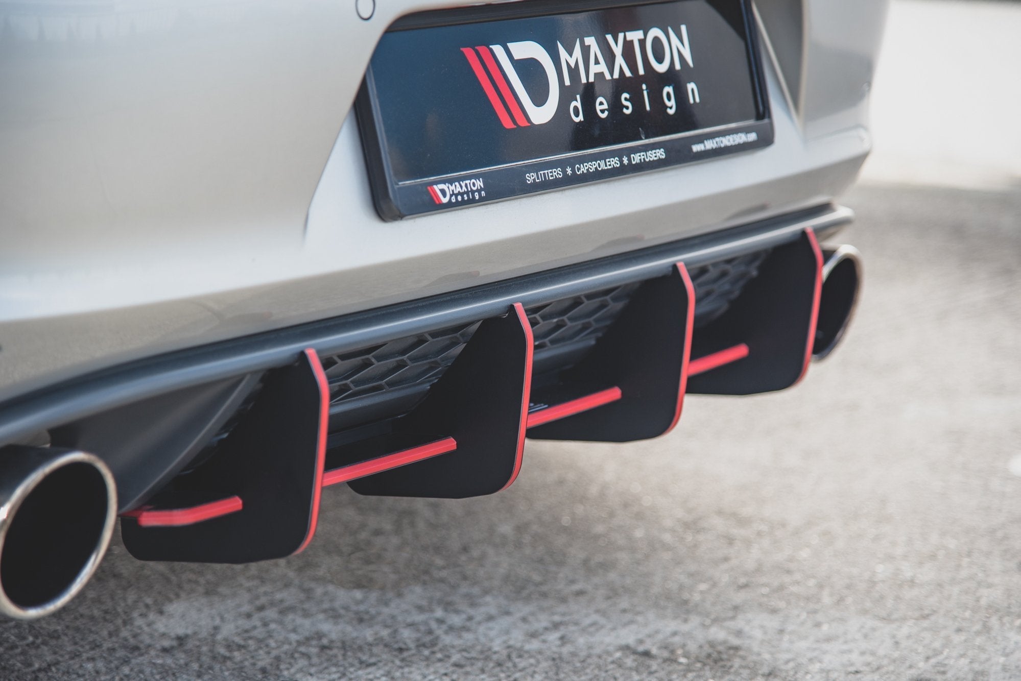 Maxton Design Street Pro Rear Diffuser V.1 para Volkswagen Golf Mk7 GTI - imagen 9