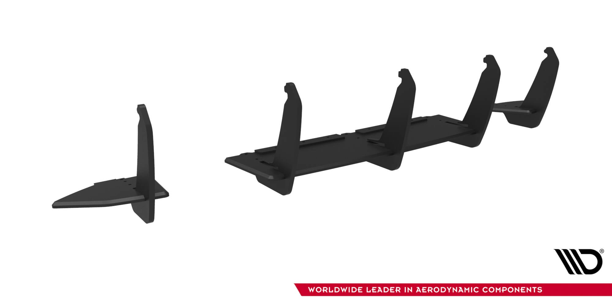 Maxton Design Street Pro Rear Diffuser V.2 para Ford Focus RS Mk3 (US-Spec Version) - imagen 4