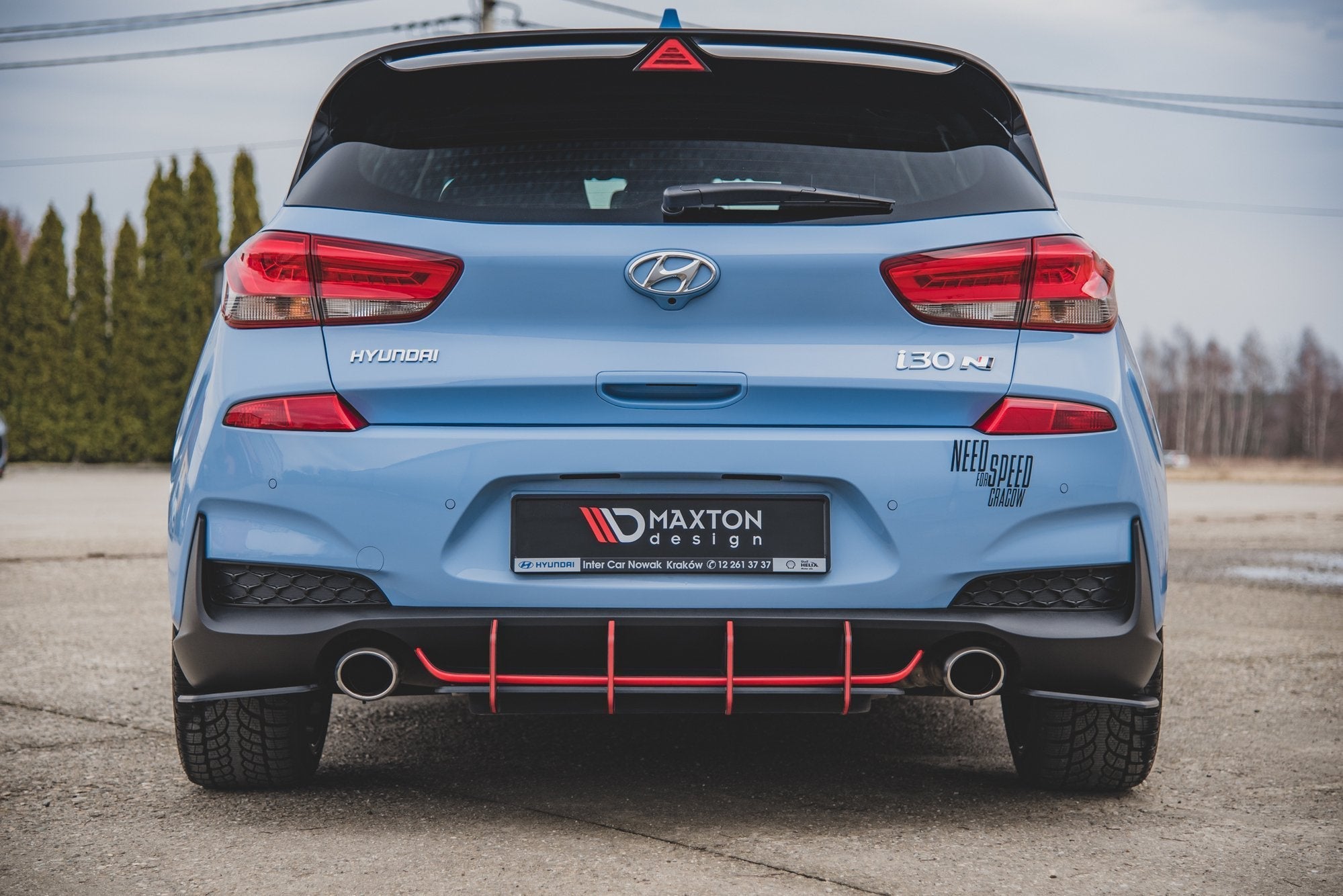 Maxton Design Street Pro Rear Diffuser V.2 para Hyundai I30 N Mk3 Hatchback - imagen 9
