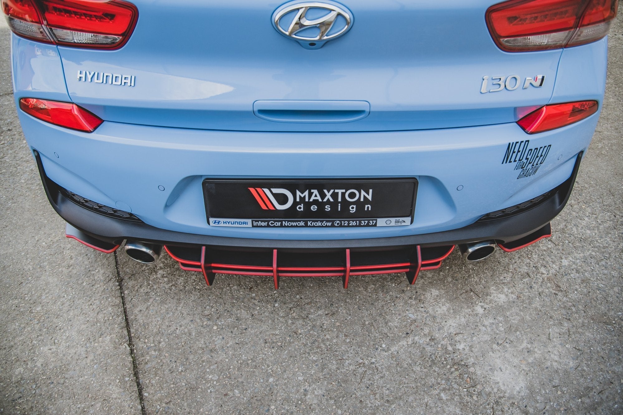 Maxton Design Street Pro Rear Diffuser V.2 para Hyundai I30 N Mk3 Hatchback - imagen 6