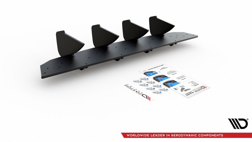 Maxton Design Street Pro Rear Diffuser V.2 para Volkswagen Golf Mk8 - imagen 7