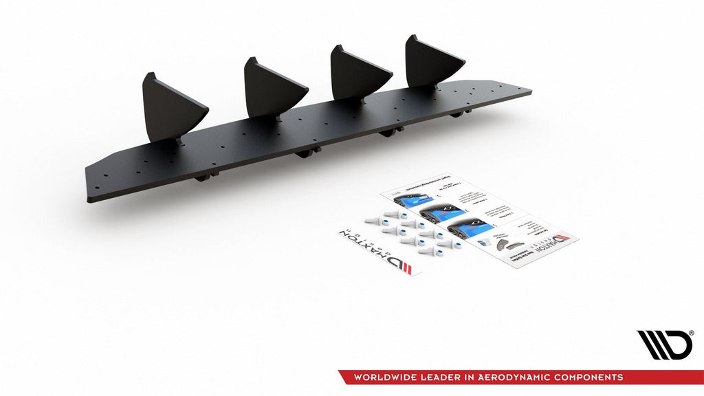 Maxton Design Street Pro Rear Diffuser V.2 para Volkswagen Golf Mk8 - imagen 8