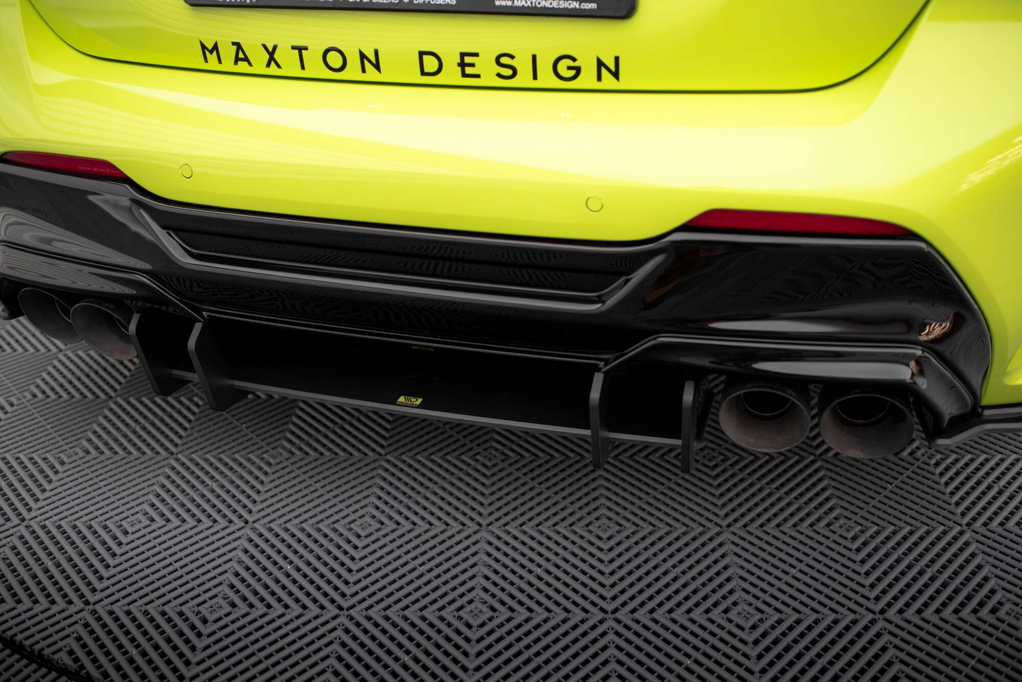 Maxton Design Street Pro Rear Diffuser V.3 para BMW 1 F40 M-Pack / M135i - imagen 1