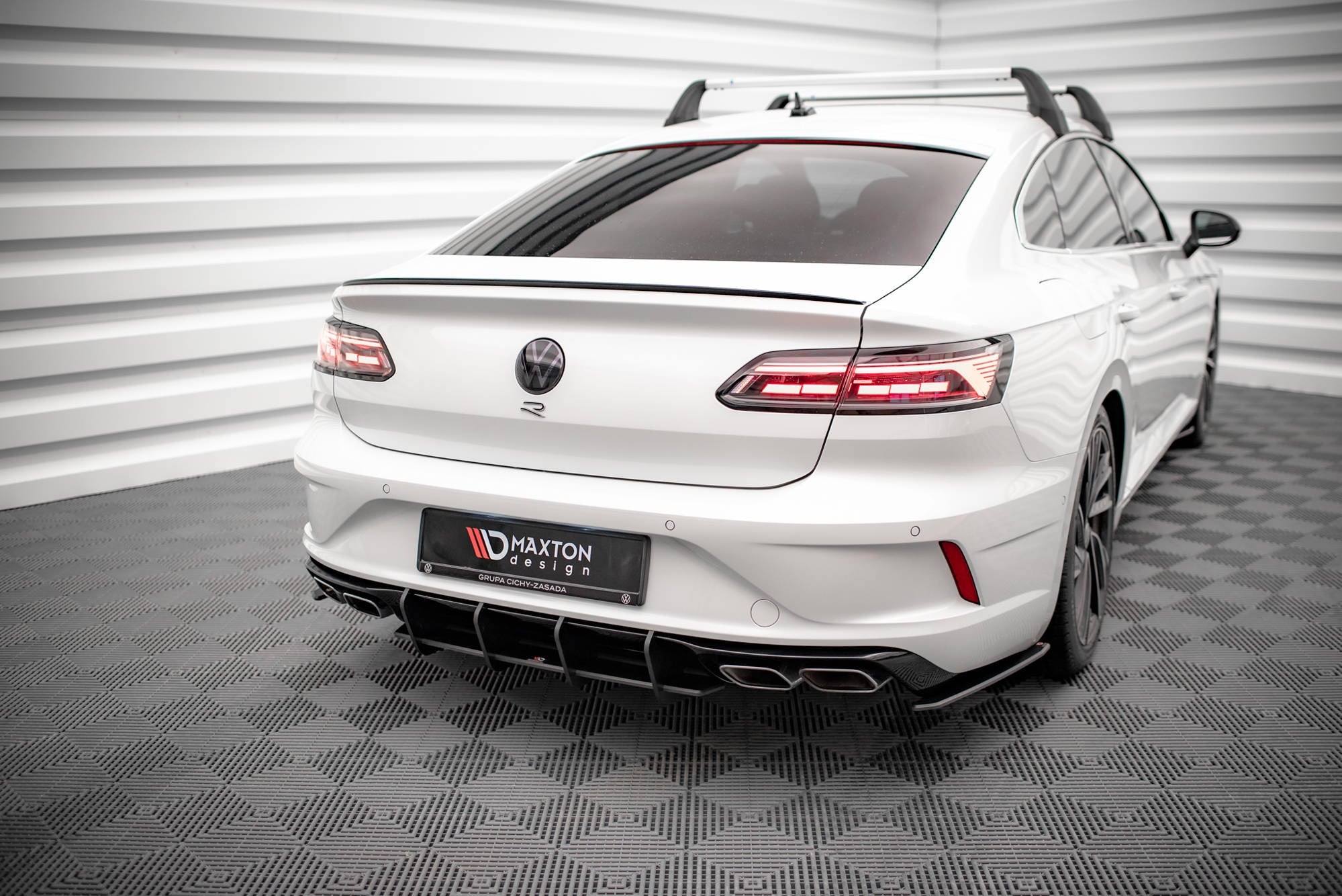 Maxton Design Street Pro Rear Diffuser para Volkswagen Arteon R Sedan / Shooting Brake Mk1 Faceift - imagen 3