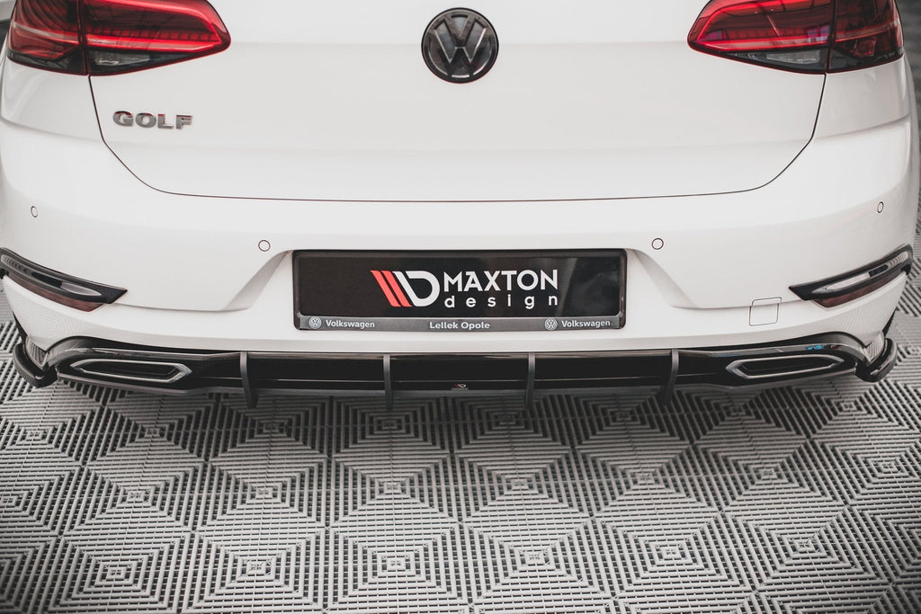 Maxton Design Street Pro Rear Diffuser para Volkswagen Golf R-Line Mk 7 Facelift - imagen 2