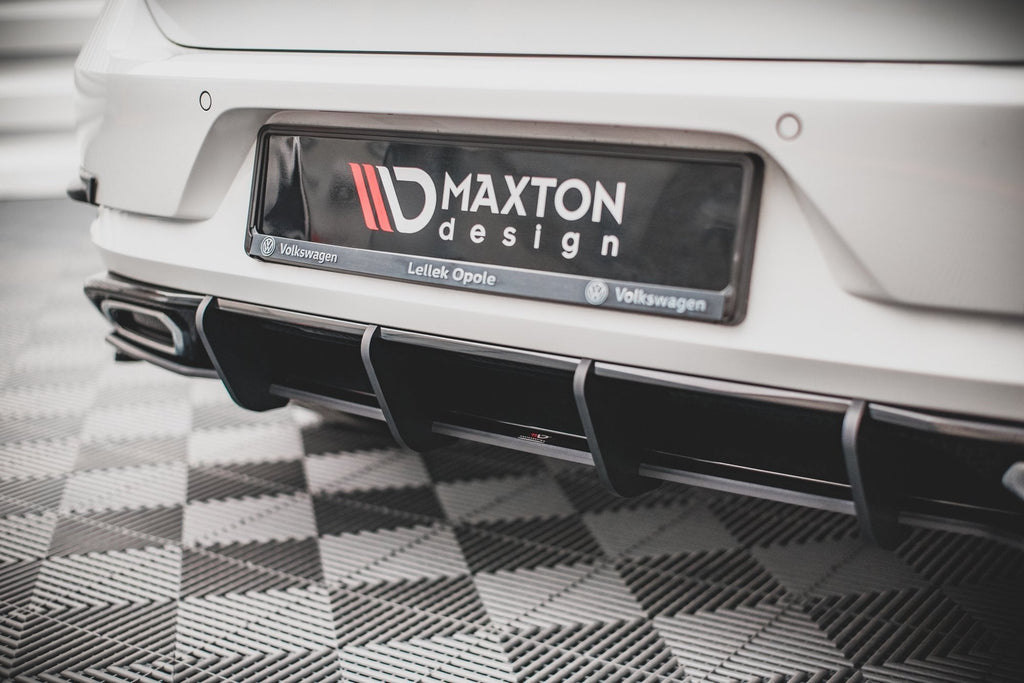 Maxton Design Street Pro Rear Diffuser para Volkswagen Golf R-Line Mk 7 Facelift - imagen 1