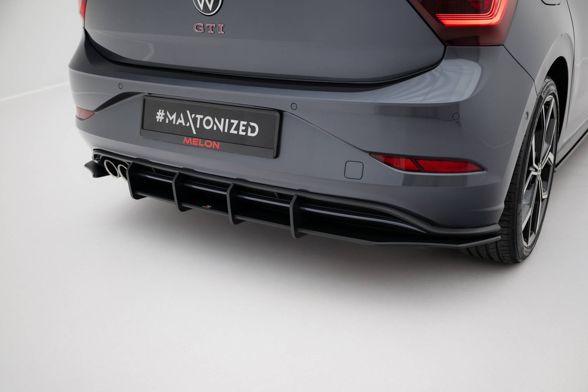 Maxton Design Street Pro Rear Diffuser para Volkswagen Polo GTI Mk6 Facelift - imagen 2