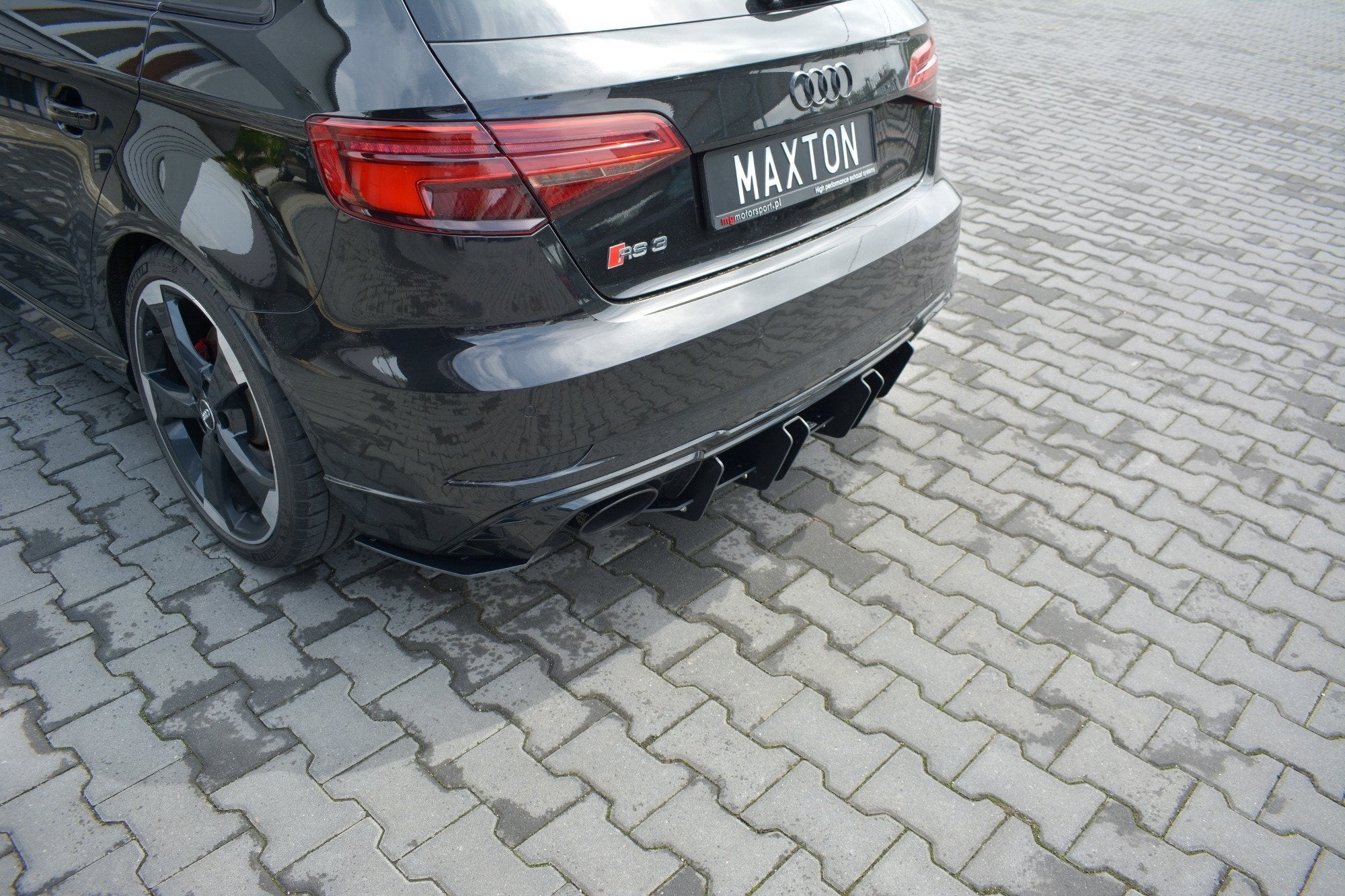 Maxton Design Difusor trasero V.2 para Audi RS3 8V Facelift Sportback - imagen 2