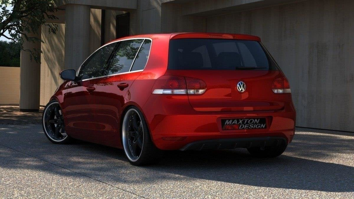 Maxton Design Difusor trasero para Volkswagen Golf Mk6 WITHOUT Exhaust HOLE - imagen 1