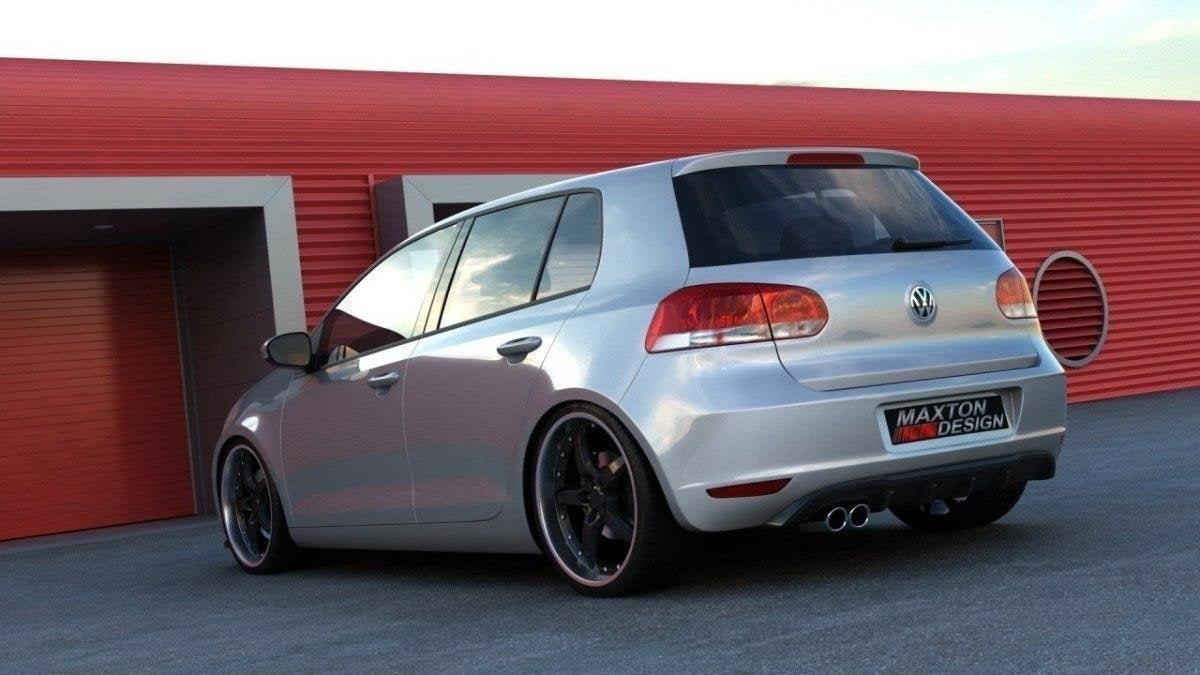 Maxton Design Difusor trasero para Volkswagen Golf Mk6 WITH 1 Exhaust HOLE - imagen 1