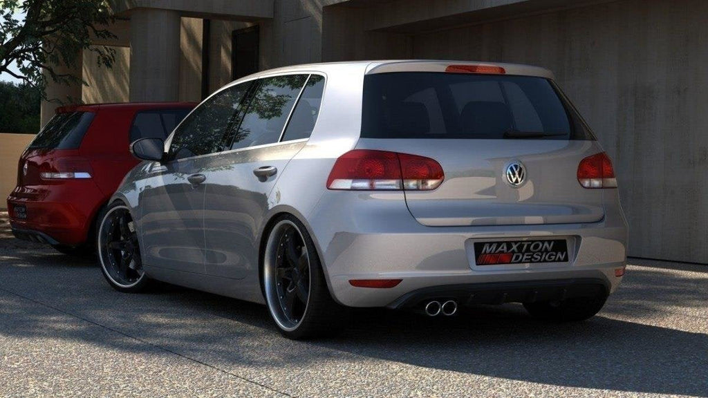 Maxton Design Difusor trasero para Volkswagen Golf Mk6 WITH 1 Exhaust HOLE - imagen 2