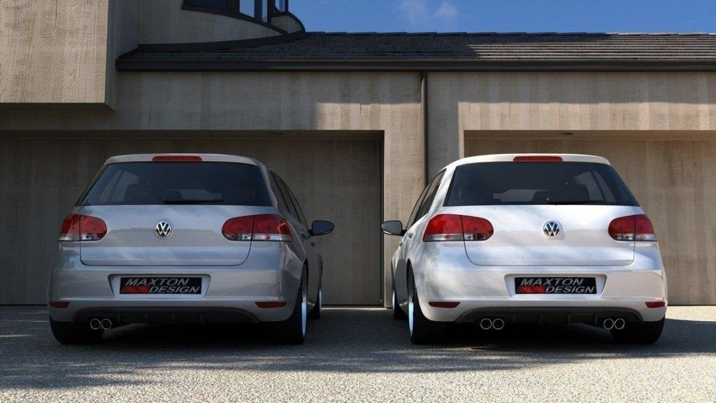 Maxton Design Difusor trasero para Volkswagen Golf Mk6 WITH 2 Exhaust HOLE - imagen 3