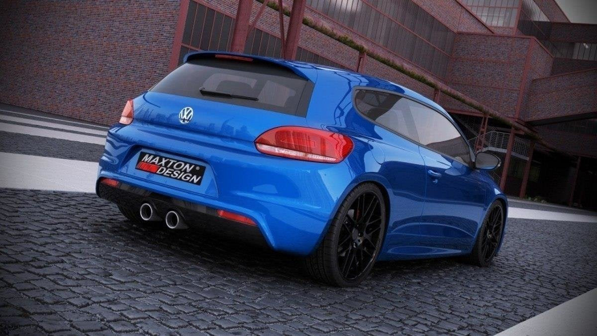 Maxton Design Difusor trasero para Volkswagen Scirocco Mk3 R with 2 Exhaust holes - imagen 1