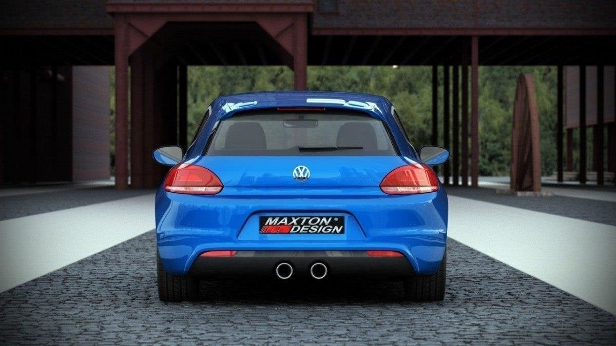 Maxton Design Difusor trasero para Volkswagen Scirocco Mk3 R with 2 Exhaust holes - imagen 2