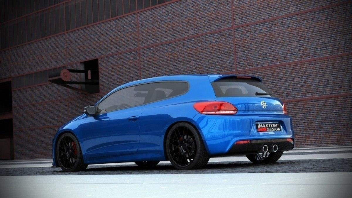 Maxton Design Difusor trasero para Volkswagen Scirocco Mk3 R with 2 Exhaust holes - imagen 3