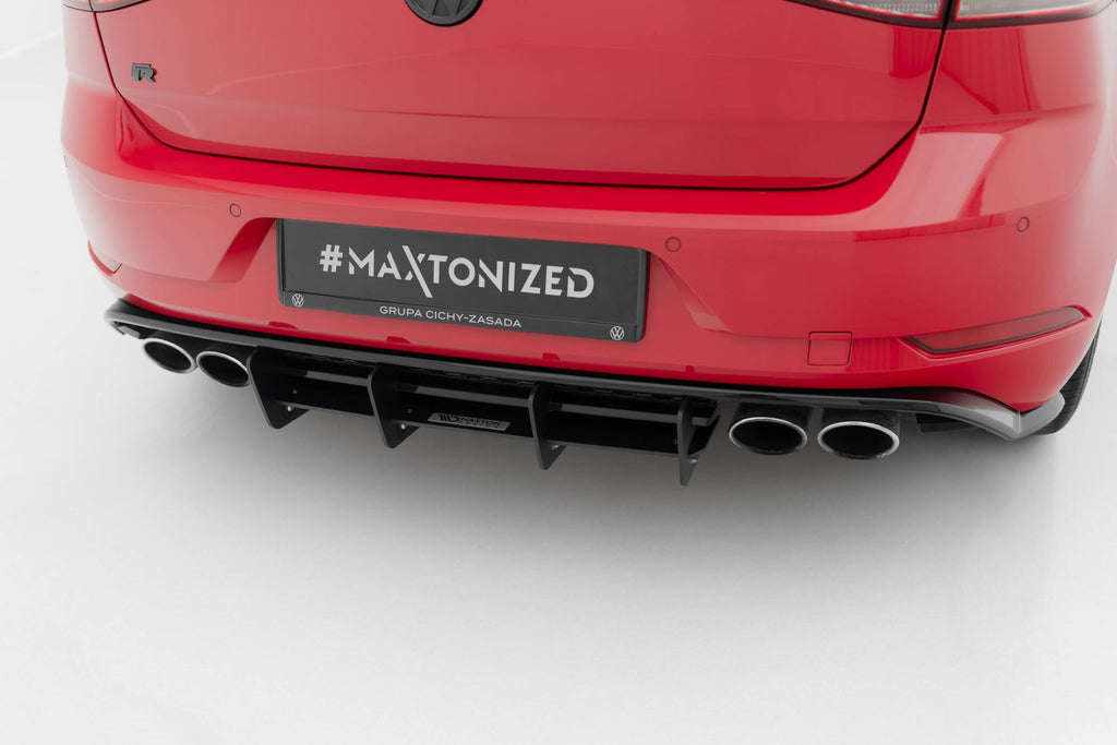 Maxton Design Difusor trasero para Volkswagen Golf R Mk7 Facelift - imagen 1