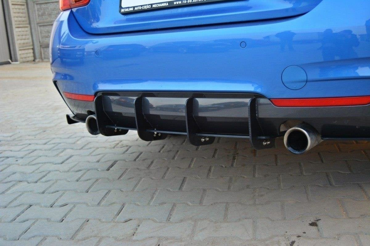 Maxton Design Difusor trasero & Rear Side Splitters para BMW 4 Coupe / Gran Coupe / Cabrio M-Pack F32 / F36 / F33 - imagen 2