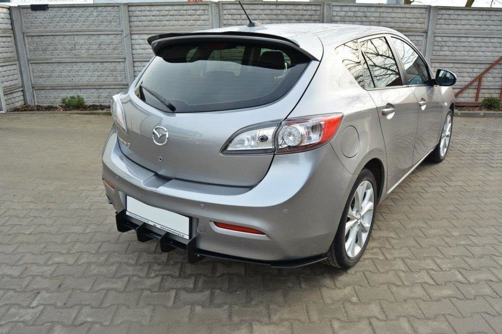 Maxton Design Difusor trasero & Rear Side Splitters para Mazda 3 Mk2 Sport - imagen 4