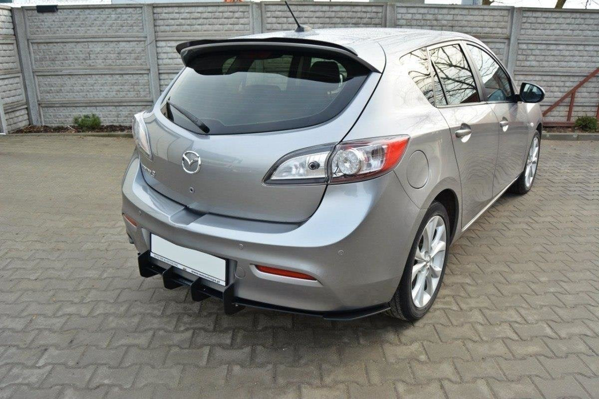 Maxton Design Difusor trasero & Rear Side Splitters para Mazda 3 Mk2 Sport - imagen 4