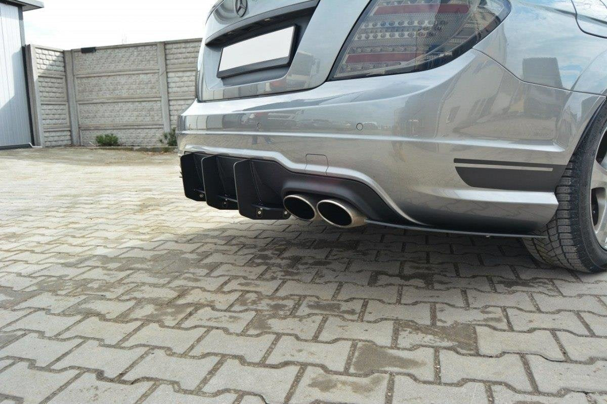 Maxton Design Difusor trasero & Rear Side Splitters para Mercedes-Benz C Sedan / Estate AMG-Line W204 / S204 - imagen 1