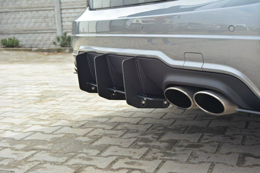 Maxton Design Difusor trasero & Rear Side Splitters para Mercedes-Benz C Sedan / Estate AMG-Line W204 / S204 - imagen 2