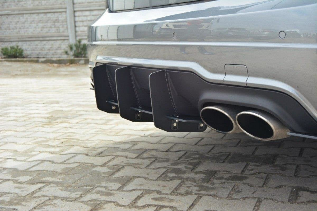 Maxton Design Difusor trasero & Rear Side Splitters para Mercedes-Benz C Sedan / Estate AMG-Line W204 / S204 - imagen 2
