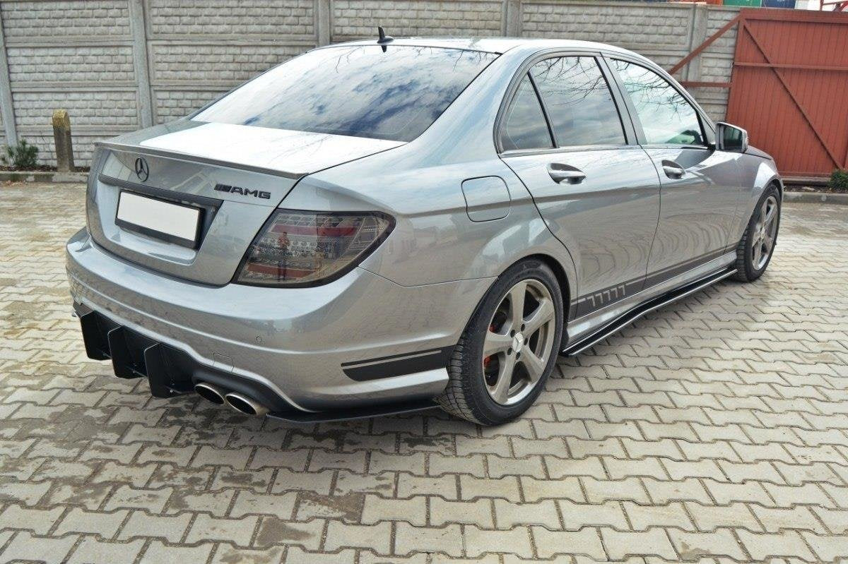 Maxton Design Difusor trasero & Rear Side Splitters para Mercedes-Benz C Sedan / Estate AMG-Line W204 / S204 - imagen 5