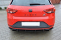 Maxton Design Difusor trasero & Rear Side Splitters para Seat Leon Mk3 Cupra - imagen 1