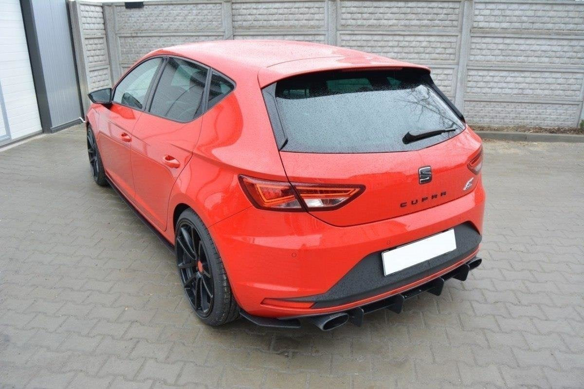 Maxton Design Difusor trasero & Rear Side Splitters para Seat Leon Mk3 Cupra - imagen 3
