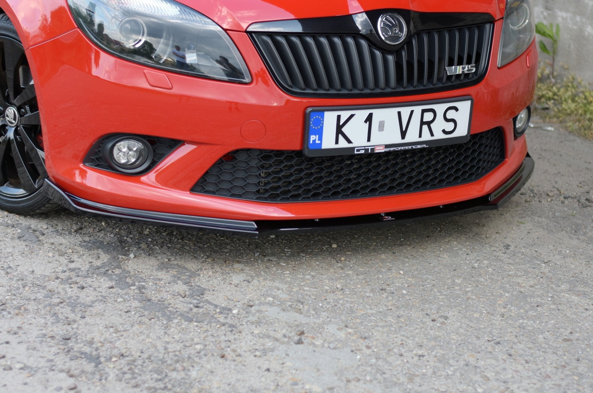 Maxton Design Splitter delantero para Skoda FABIA Mk2 RS - imagen 2