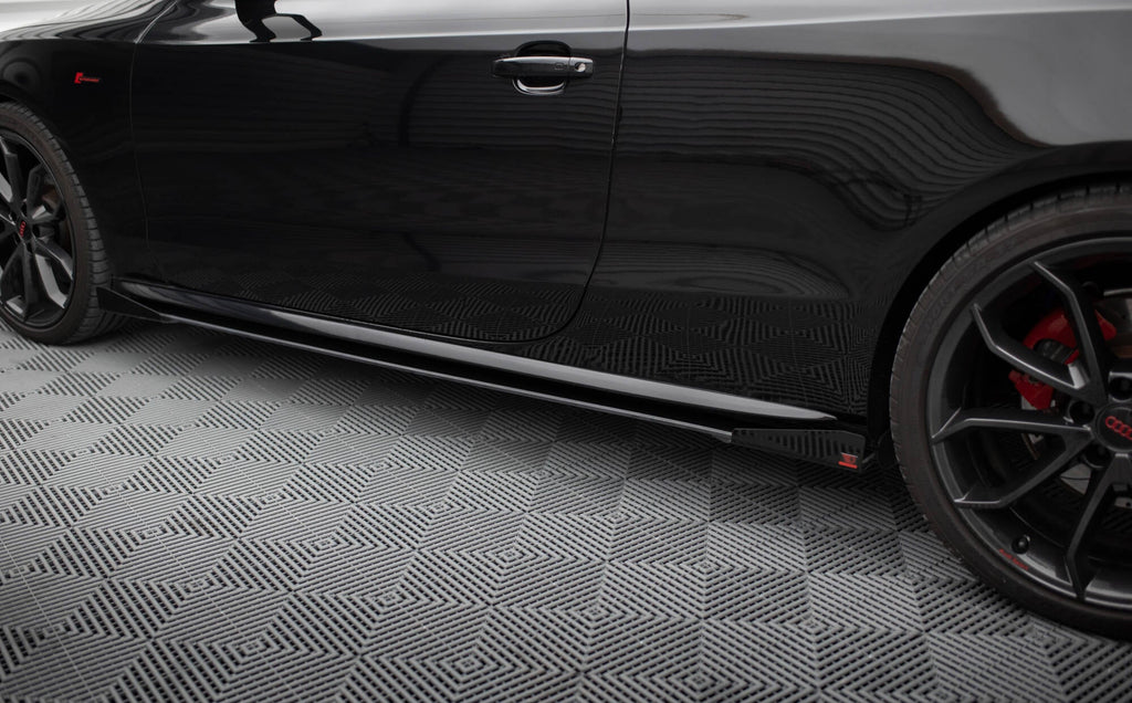 Maxton Design Side Flaps para Audi A5 / A5 S-Line / S5 Coupe / Cabrio 8T / 8T Facelift - imagen 1