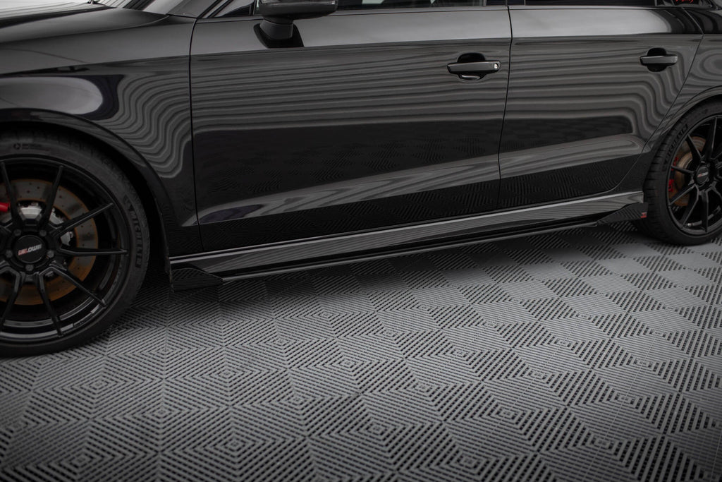 Maxton Design Side Flaps para Audi RS3 Sedan 8V Facelift - imagen 3