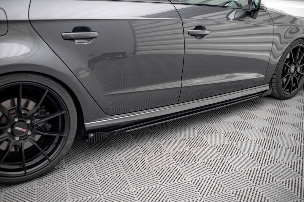 Maxton Design Side Flaps para Audi S3 / A3 S-Line Sportback 8V Facelift - imagen 2
