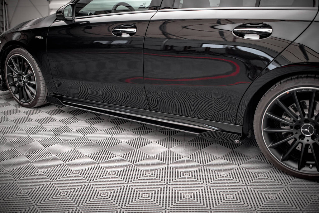 Maxton Design Side Flaps para Mercedes A35 AMG / AMG-Line Aero Pack W177 - imagen 1