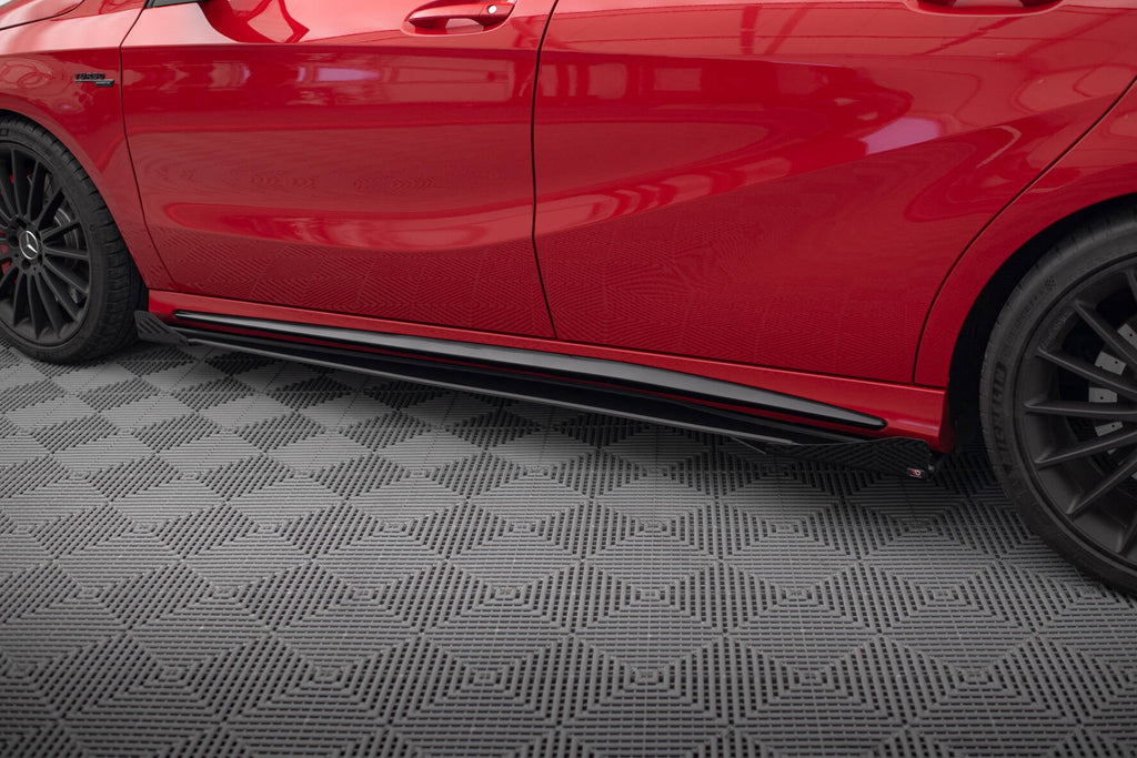 Maxton Design Side Flaps para Mercedes-Benz A 45 AMG W176 Facelift - imagen 5