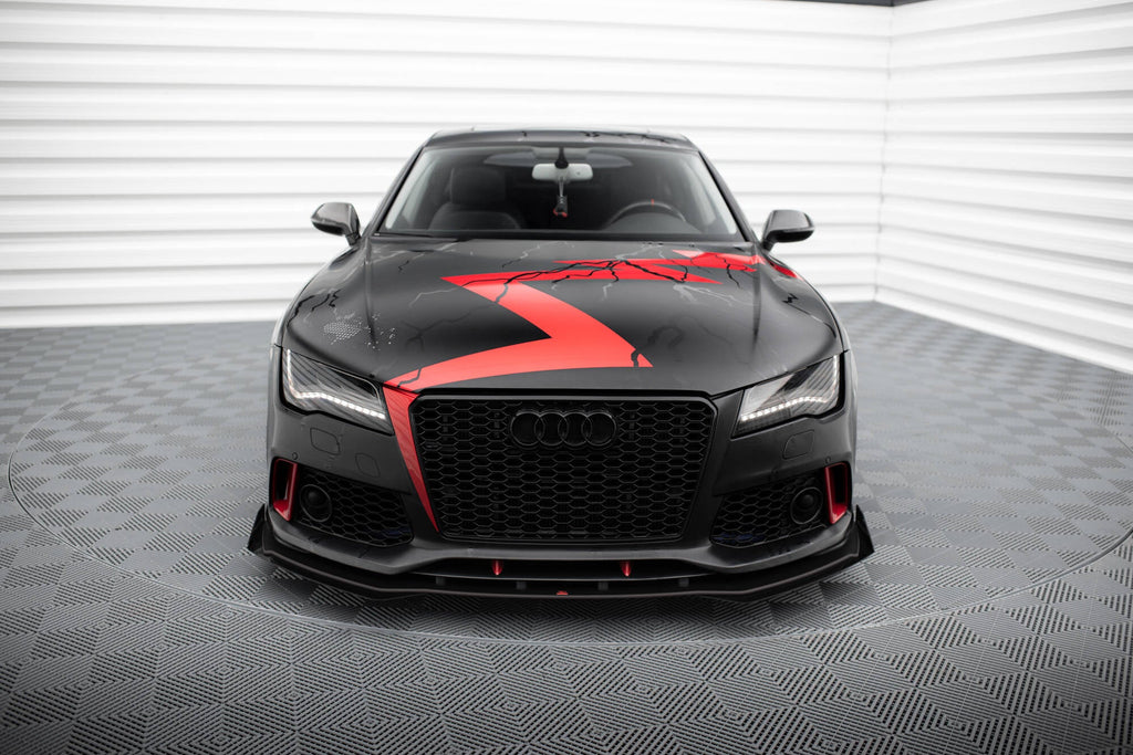 Maxton Design Front Flaps para Audi A7 RS7 LOOK C7 - imagen 2