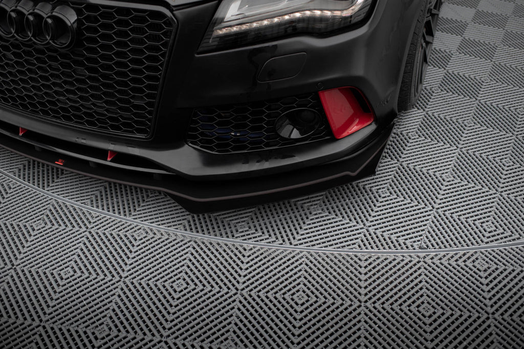 Maxton Design Front Flaps para Audi A7 RS7 LOOK C7 - imagen 1