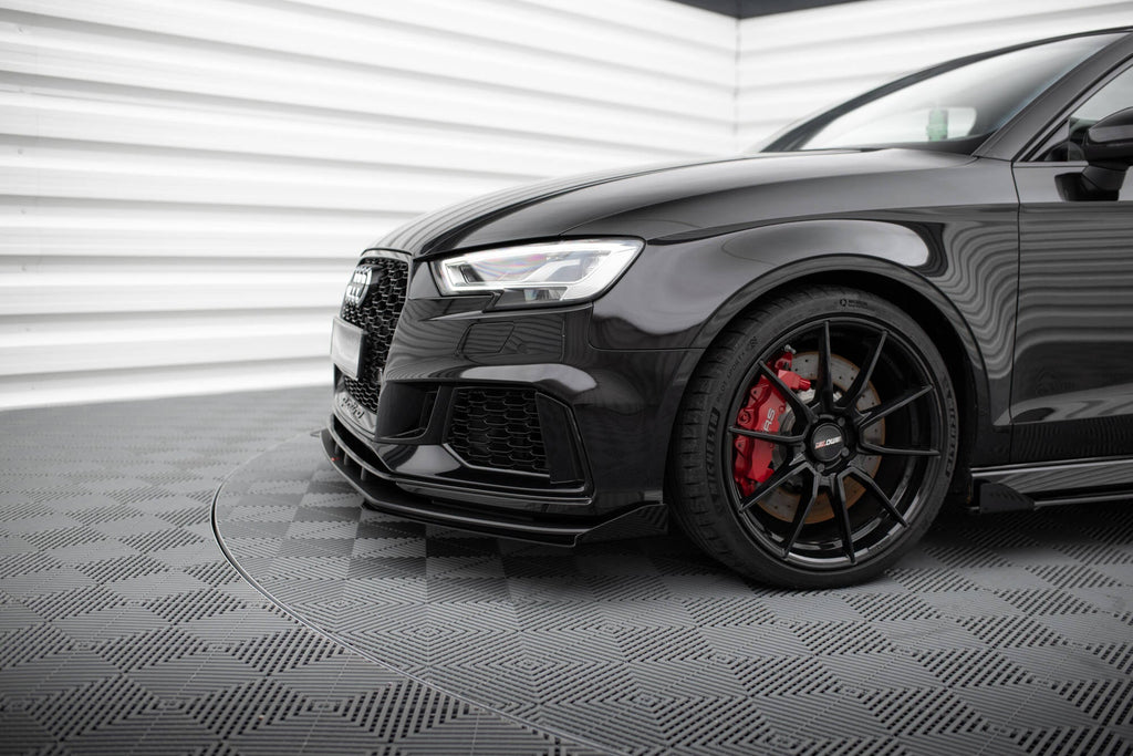 Maxton Design Front Flaps para Audi RS3 Sedan 8V Facelift - imagen 3