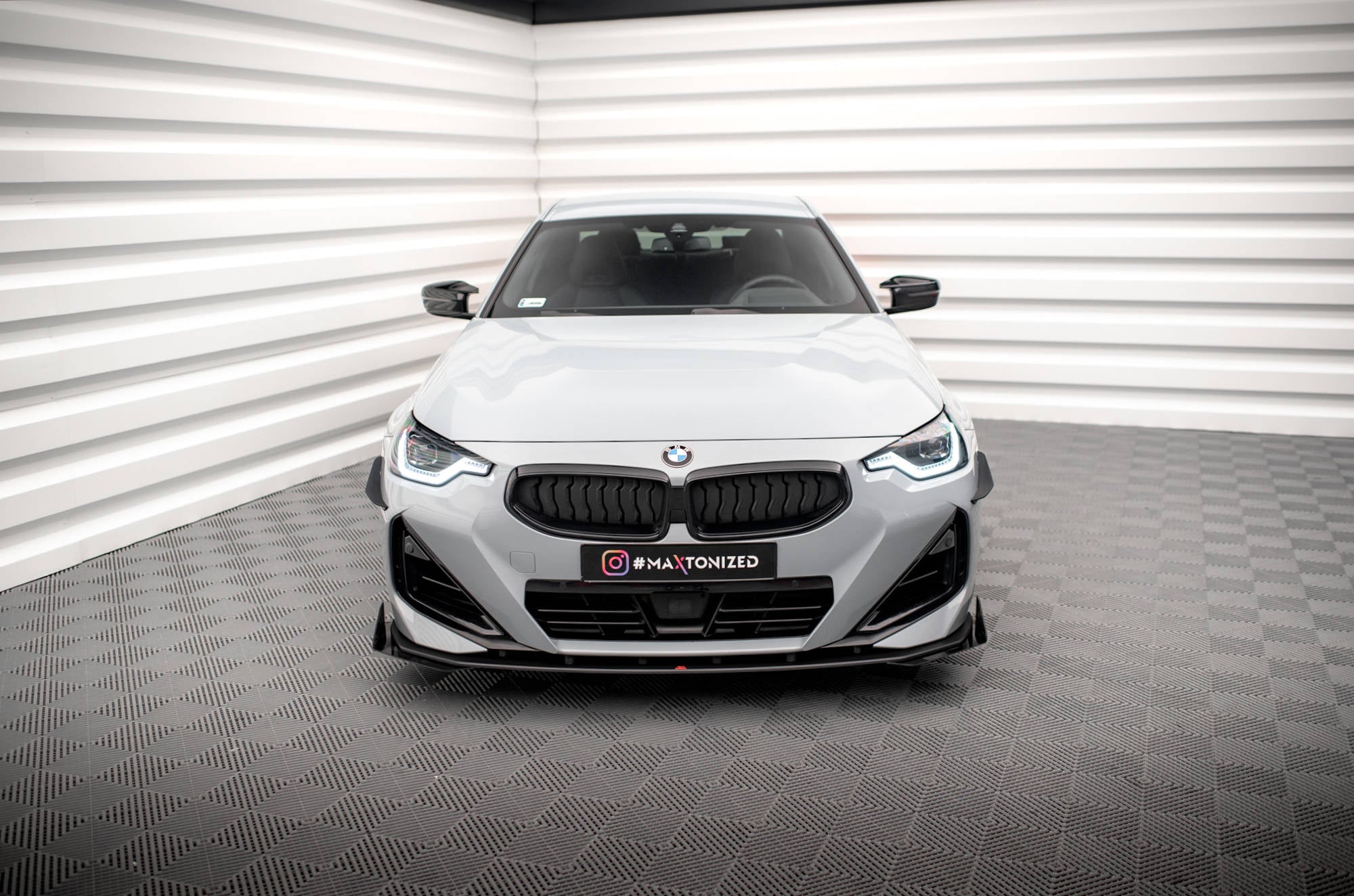 Maxton Design Front Flaps para BMW 2 Coupe M-Pack / M240i G42 - imagen 2