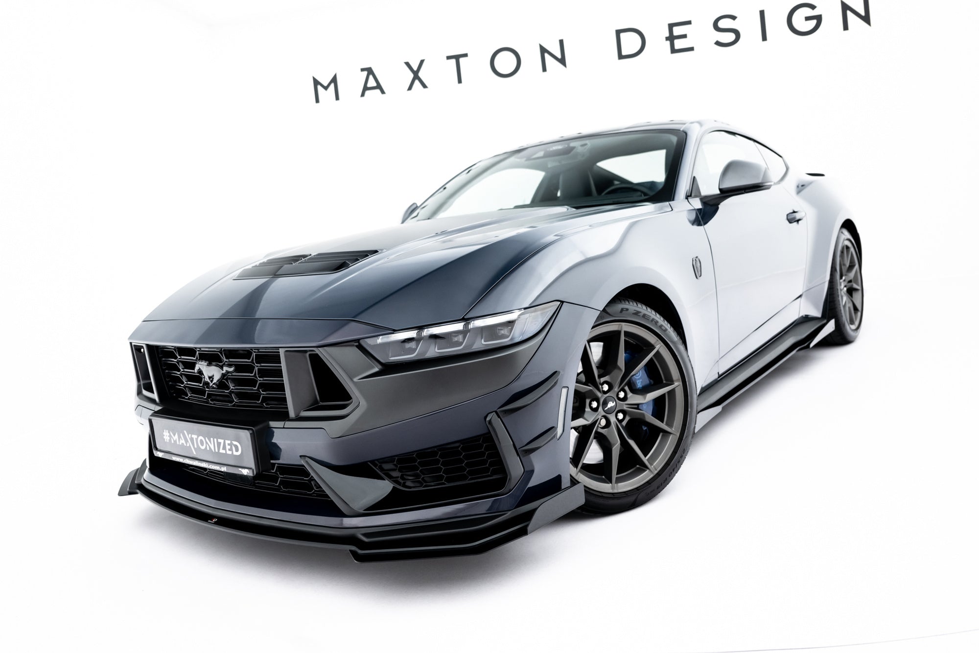 Maxton Design Front Flaps para Ford Mustang Dark Horse Mk7 - imagen 2