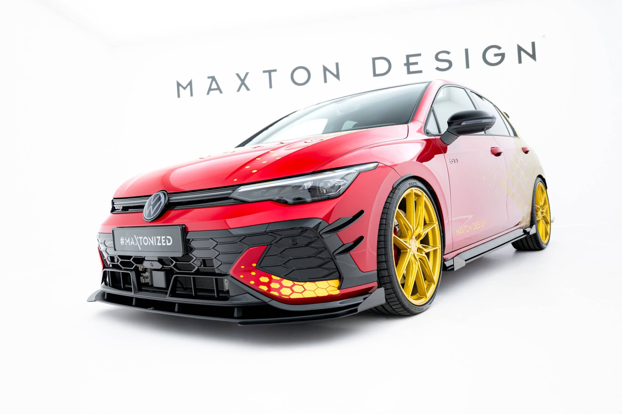 Maxton Design Front Flaps para Volkswagen Golf GTI Clubsport Mk8 Facelift - imagen 5