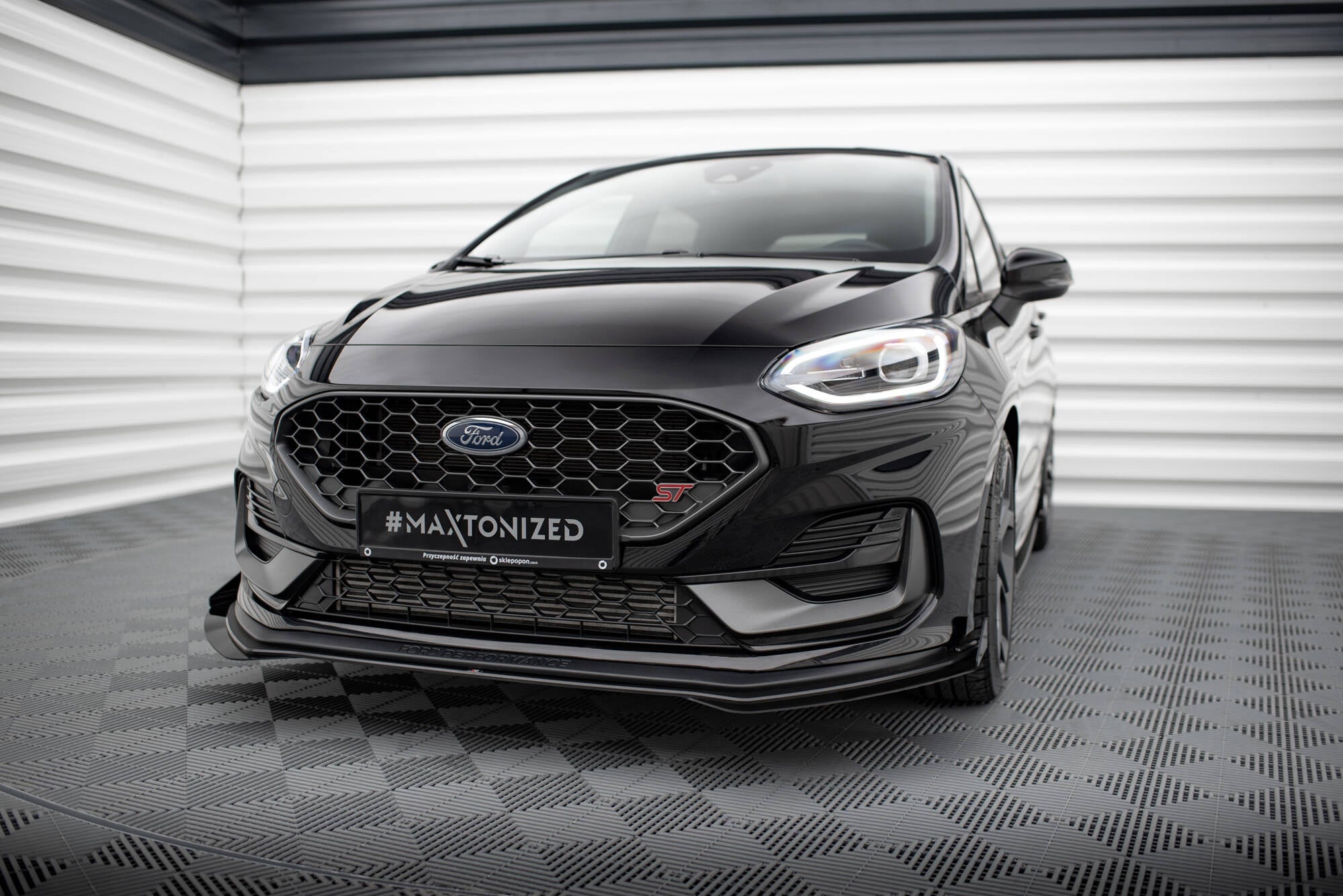 Maxton Design Front Flaps para Ford Fiesta ST Mk8 Facelift - imagen 2