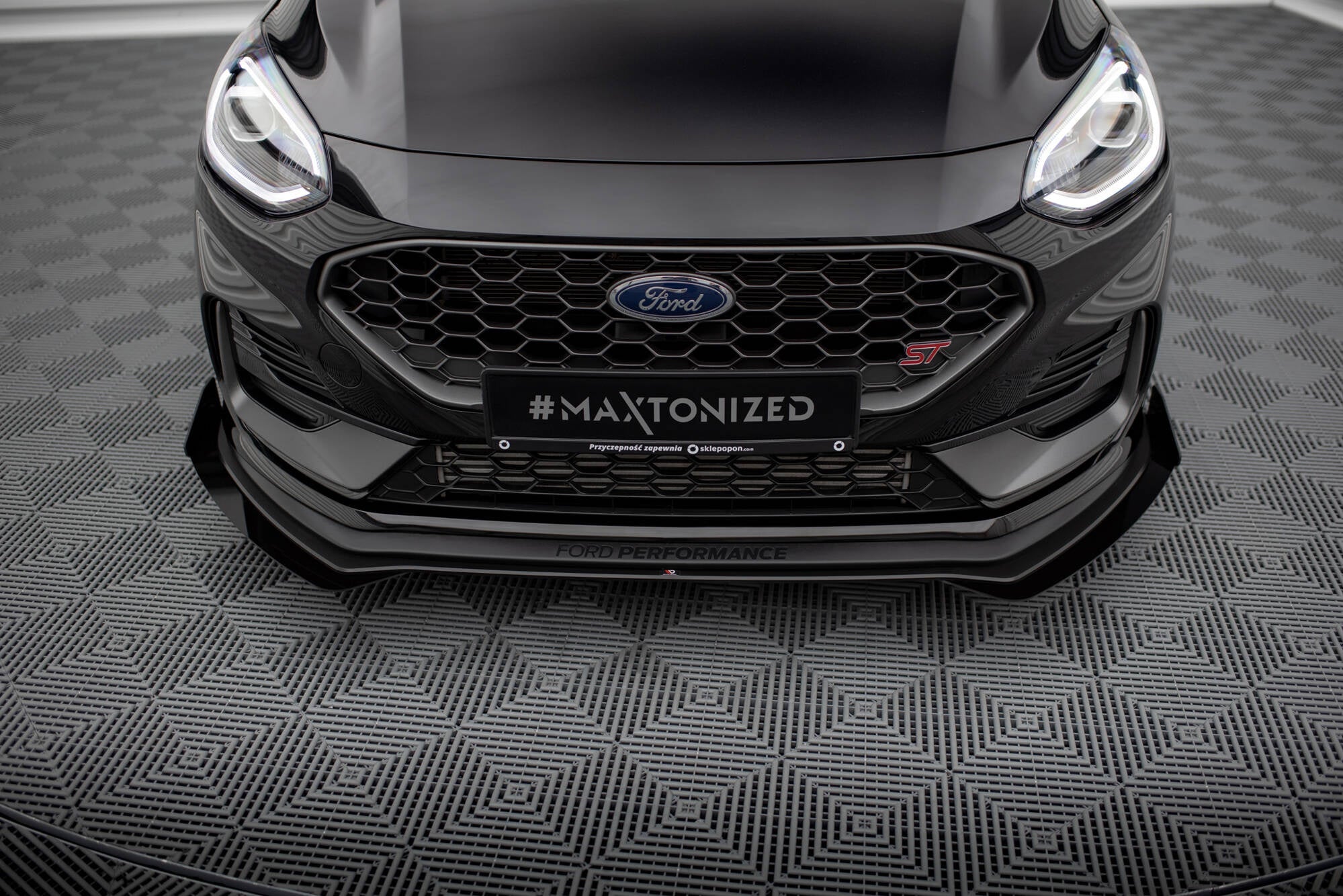 Maxton Design Front Flaps para Ford Fiesta ST Mk8 Facelift - imagen 3