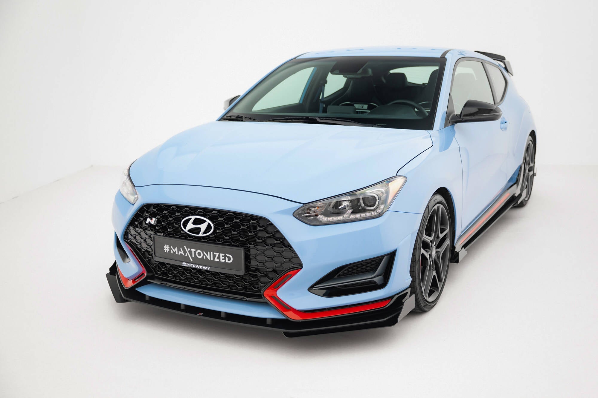 Maxton Design Front Flaps para Hyundai Veloster N Mk2 - imagen 2