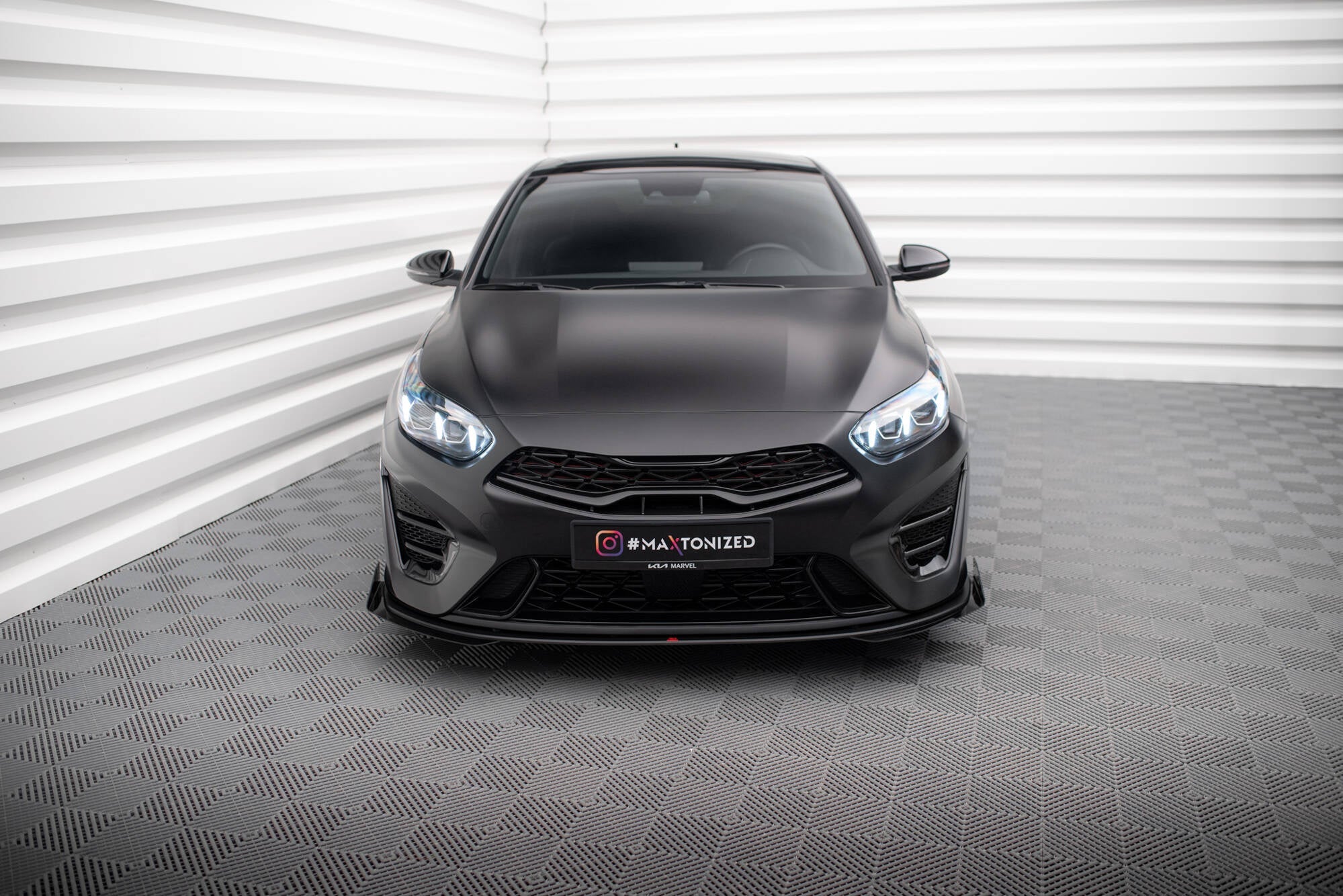 Maxton Design Front Flaps para Kia Proceed GT Mk3 Facelift / Ceed GT / GT - Line Mk1 Facelift - imagen 2